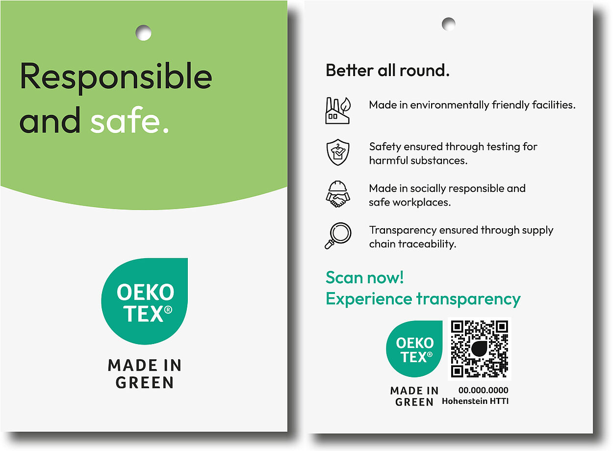 OEKO-TEX® MADE IN GREEN - Hohenstein